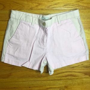 GAP Linen Blend Color Block Shorts